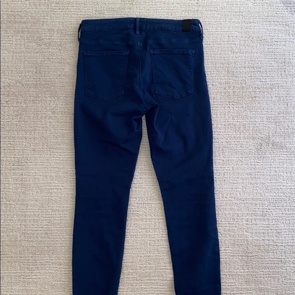 Vince Dark Blue Stretch Skinny Jeans Size 28